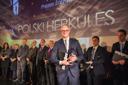 Statuetka Polskiego Herkulesa Tomasz Grela